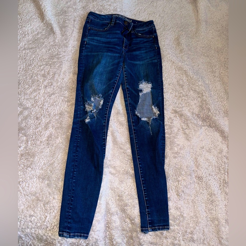 American Eagle Ripped Jeans (6)